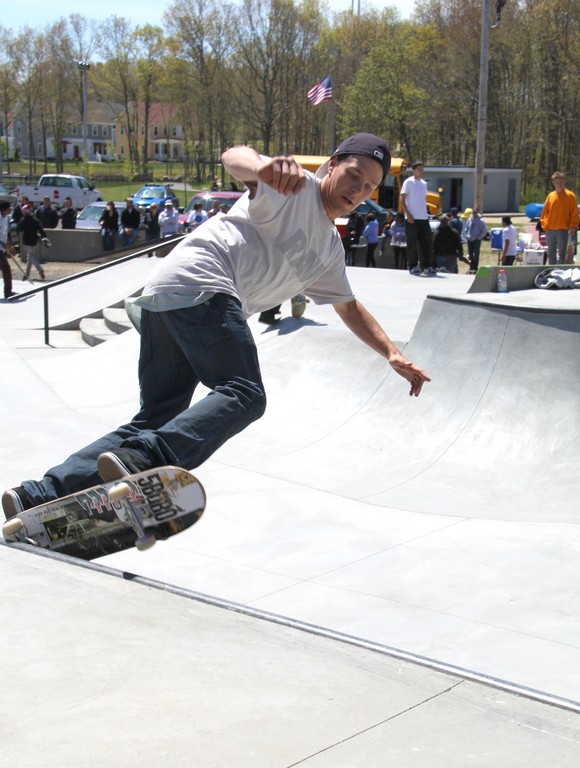 The new skate park in Tiverton