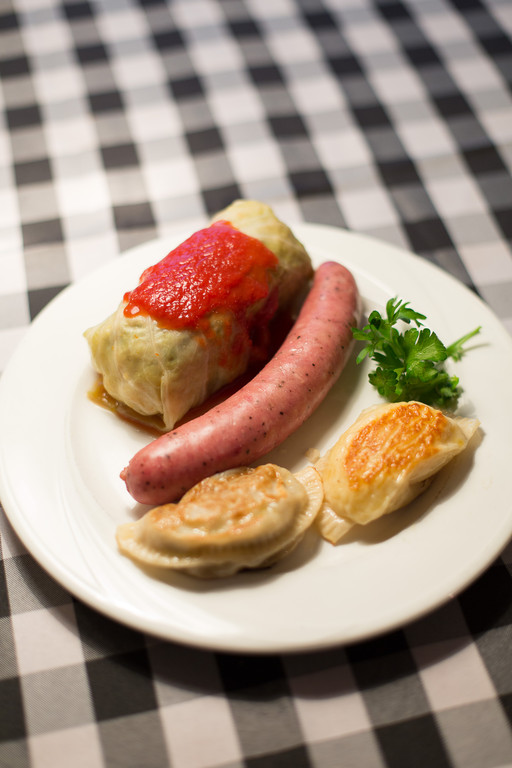 Try the Polish Plate at Patty’s Pierogis for a delicious taste of Poland
￼