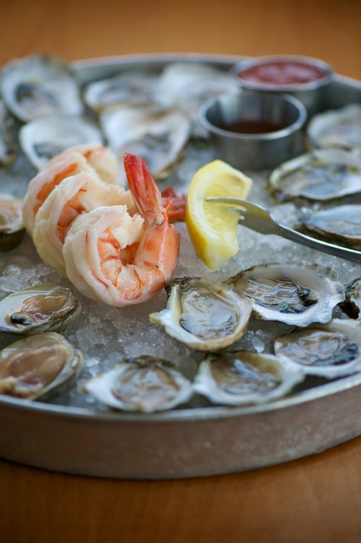 The Islander: An assortment of 12 RI grown oysters, 6 littleneck clams and 4 cocktail shrimp