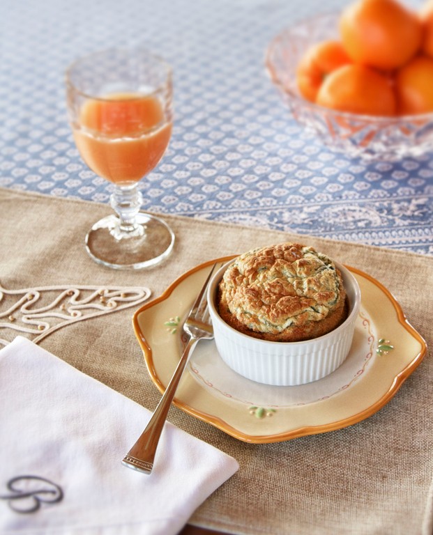 Bristol House Bed and Breakfast's Spinach & Parmesan Souffle