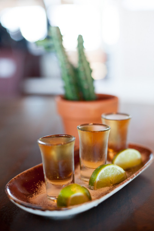 Tequila flights at Agave in Bristol