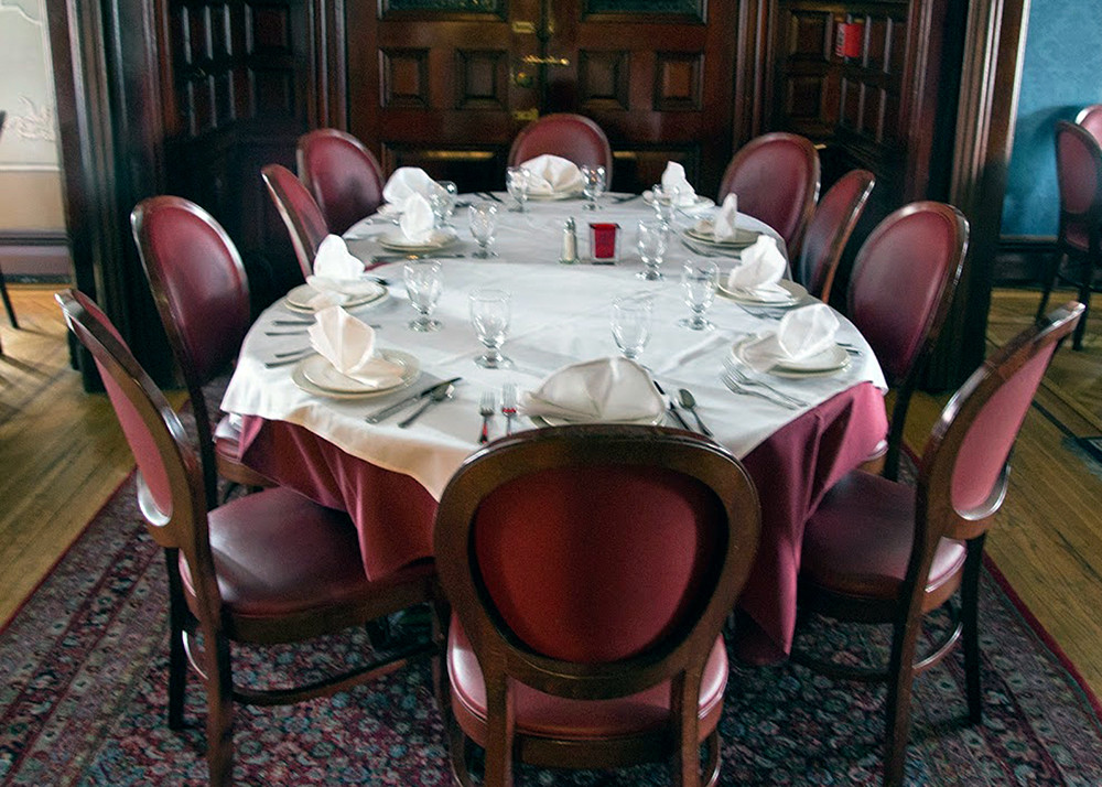 The main dining room