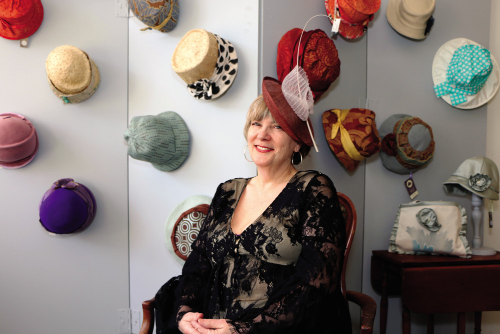 Geraldine Purcell’s unique hat creations make a bold sartorial statement