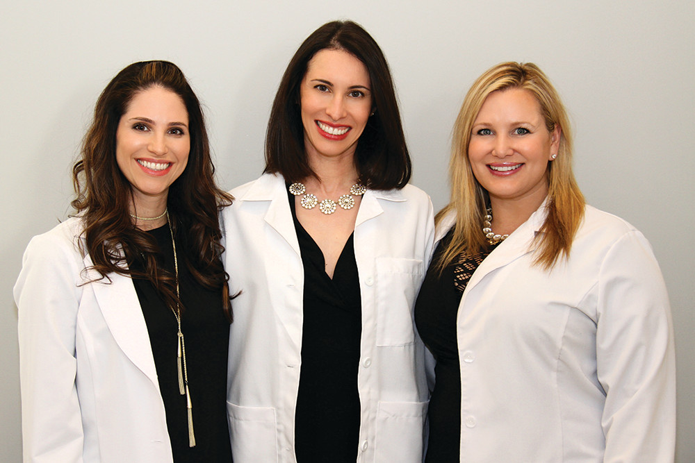 FAC’s expert injectors Dr. Helen Livson, Dr. Sarah Levy and 
Amy Donaldson, RN