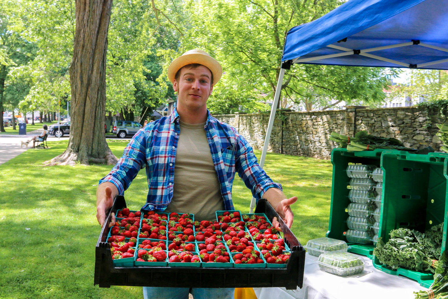 Aquidneck Growers Markets has three summer markets so getting produce outdoors is a breeze