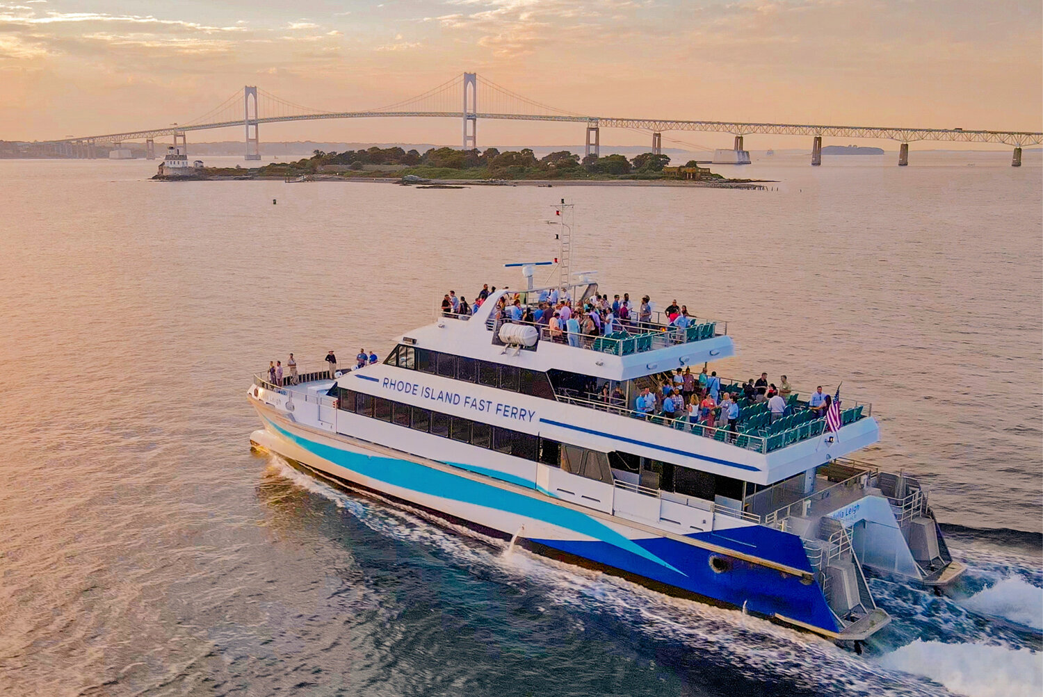 A Rhode Island Fast Ferry sightseeing cruise